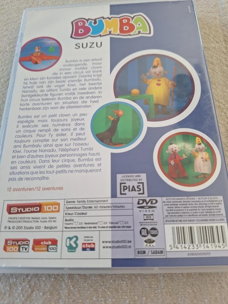 Dvd Bumba en suzu, Boeken, Film, Tv en Media, Zo goed als nieuw, Media, Ophalen of Verzenden