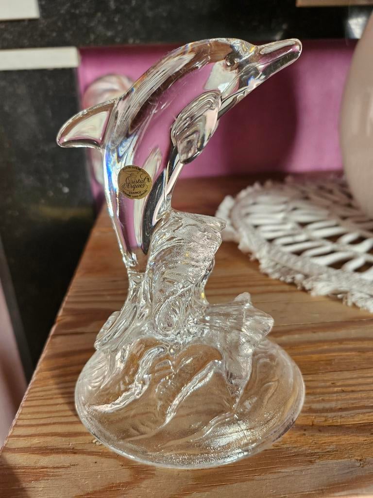 Dolphin Cristal D'Arques Frankrijk, Verzamelen, Ophalen of Verzenden, Zo goed als nieuw, Figuurtje
