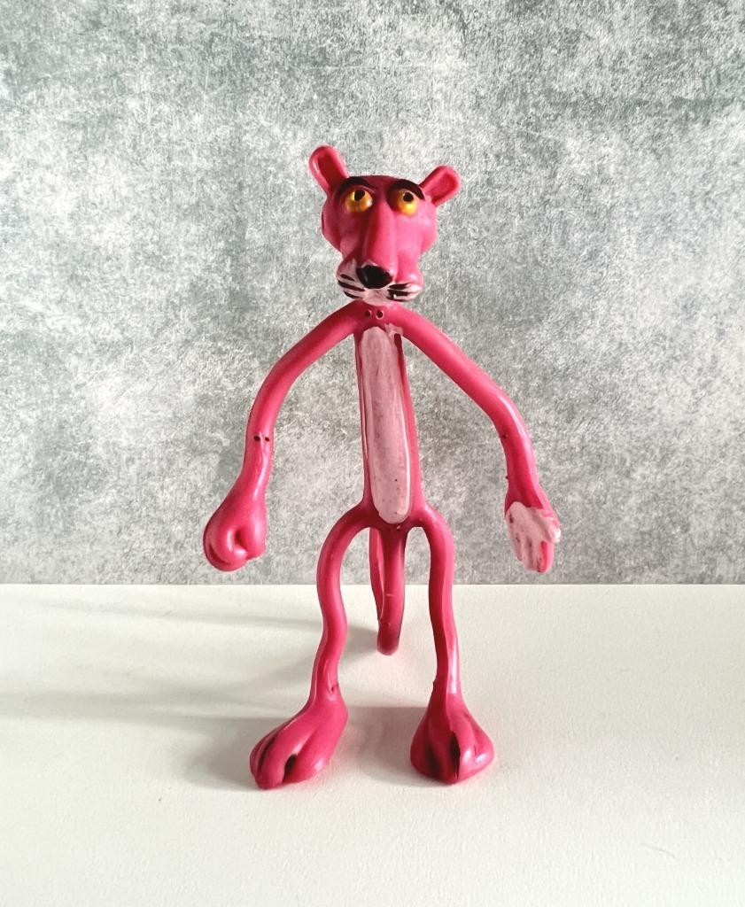 Figurine flexible La panthère rose - Teisseire 1983, Verzamelen, Beelden en Beeldjes, Gebruikt, Overige typen, Ophalen of Verzenden