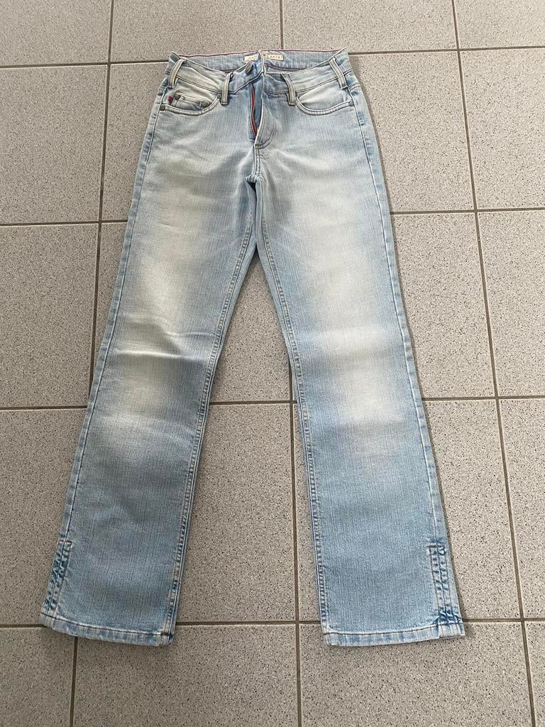 Lichtblauwe jeansbroek van Hampton Bays maat 36, Blauw, Ophalen of Verzenden, W27 (confectie 34) of kleiner, Hampton Bays
