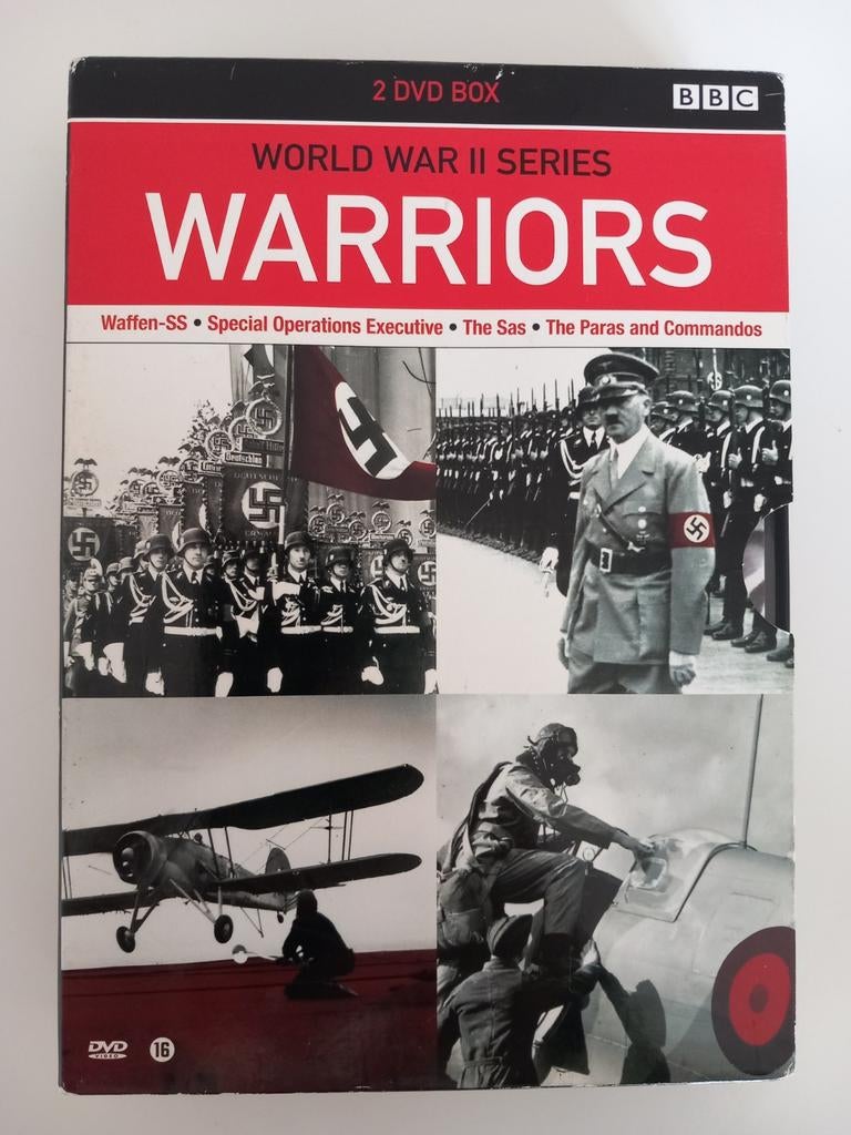 Dvdbox World War II Series Warriors (2 Oorlogsdocumentaires), Enlèvement ou Envoi, Comme neuf, Guerre ou Policier