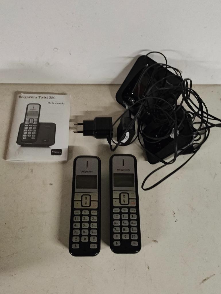 Draagbare telefoon Belgacom Twist 350 - 2 stuks, Ophalen of Verzenden, Gebruikt