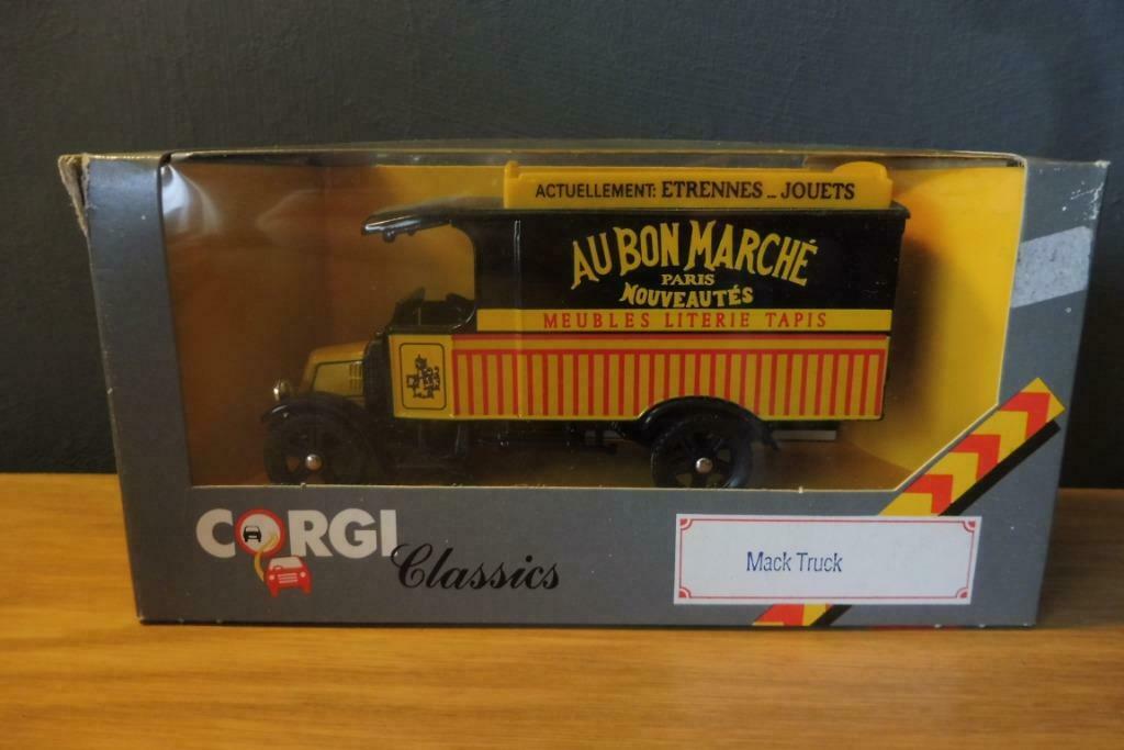 1:43 Corgi C906-6 Mack truck 'Au Bon Marché', Ophalen of Verzenden, Zo goed als nieuw, Auto