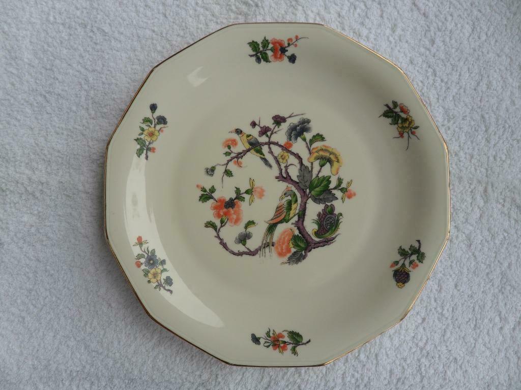 Assiette porcelaine de Baudour (Hainaut), Enlèvement ou Envoi, Utilisé, Porcelaine, Assiette ou Plat