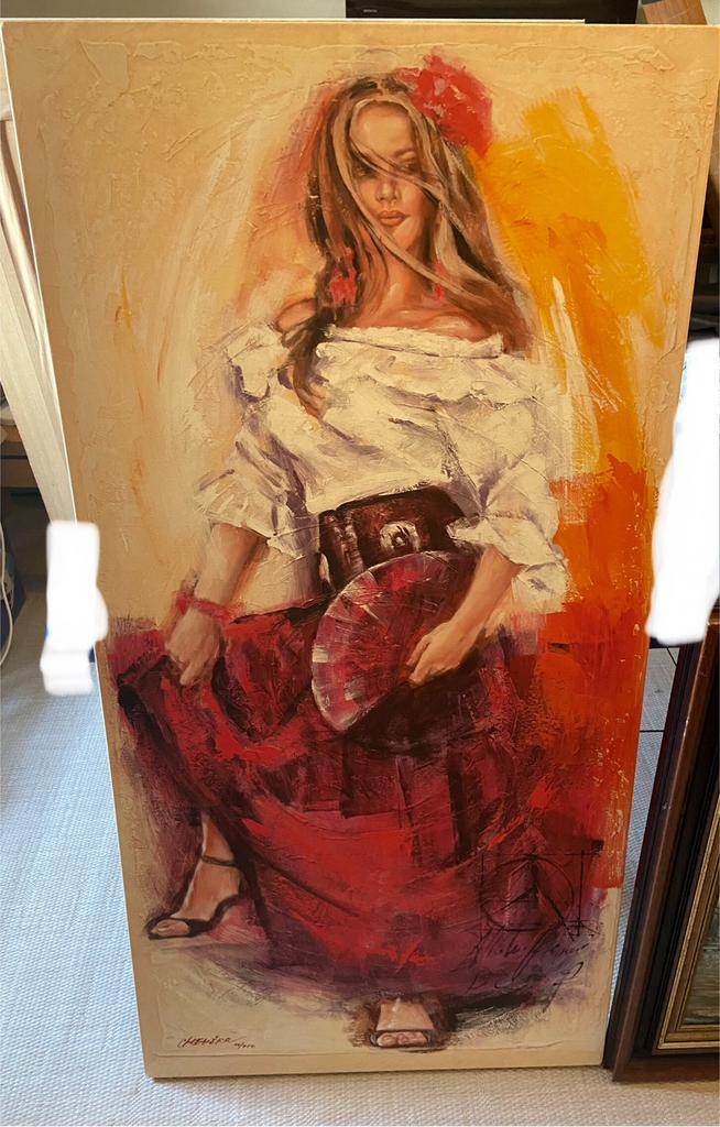 Gelimiteerde giclée op canvas, Enlèvement