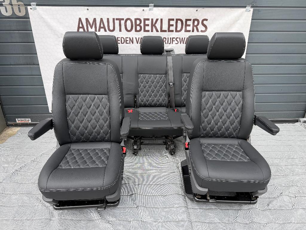 Compleet interieur met Zwart Leder voor VW Transporter T5 T6, Auto-onderdelen, Ophalen, Nieuw, Volkswagen