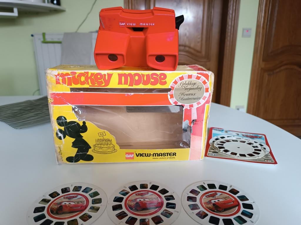 View master met doos.(Doos niet echt in goede staat), Ophalen