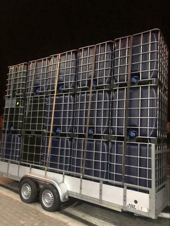 Ibc vaten en korven 1000 l en 600 l, Tuin en Terras, Ophalen