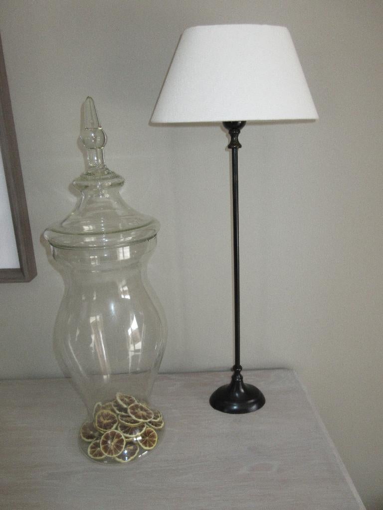 Glazen vazen met deksel, Huis en Inrichting, Ophalen, Gebruikt, Glas, 50 tot 75 cm