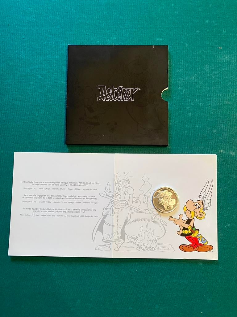 Pièce de Collection Astérix en Argent, Enlèvement