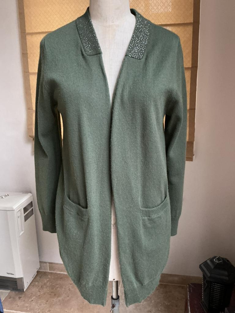 Gilet en maille ample de Max Mara, taille 40, Vêtements | Femmes, Pulls & Gilets, Comme neuf, Taille 34 (XS) ou plus petite, Vert