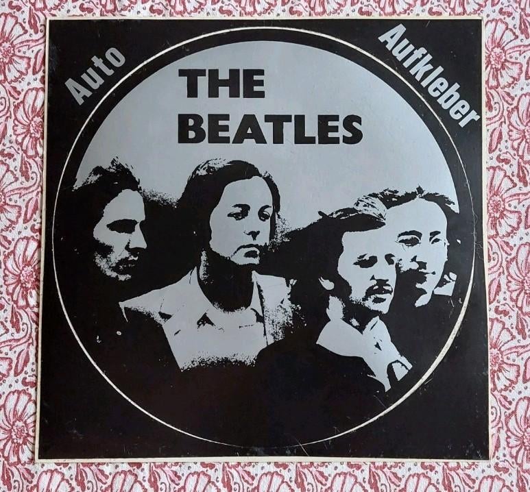 Grote sticker van The Beatles, Verzamelen, Ophalen of Verzenden, Nieuw, Film, Tv of Omroep