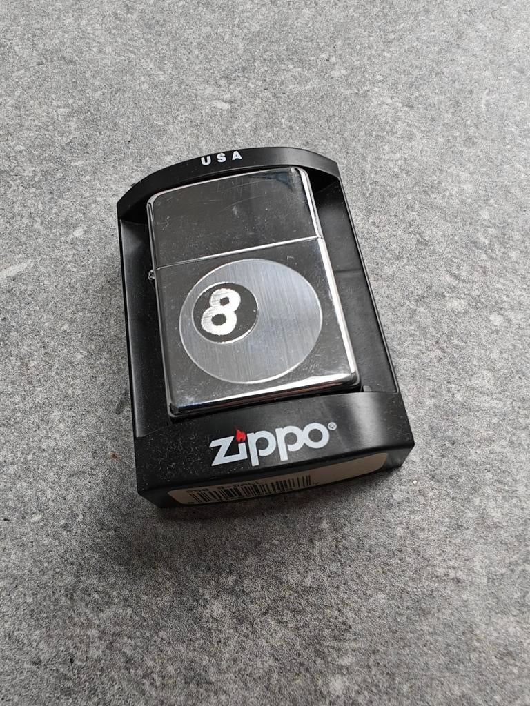 Zippo - 250 - 8-Ball, Enlèvement ou Envoi, Utilisé, Briquet