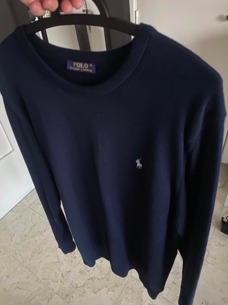 Ralph lauren heren trui blauw, Envoi, Comme neuf, Taille 52/54 (L), Rouge