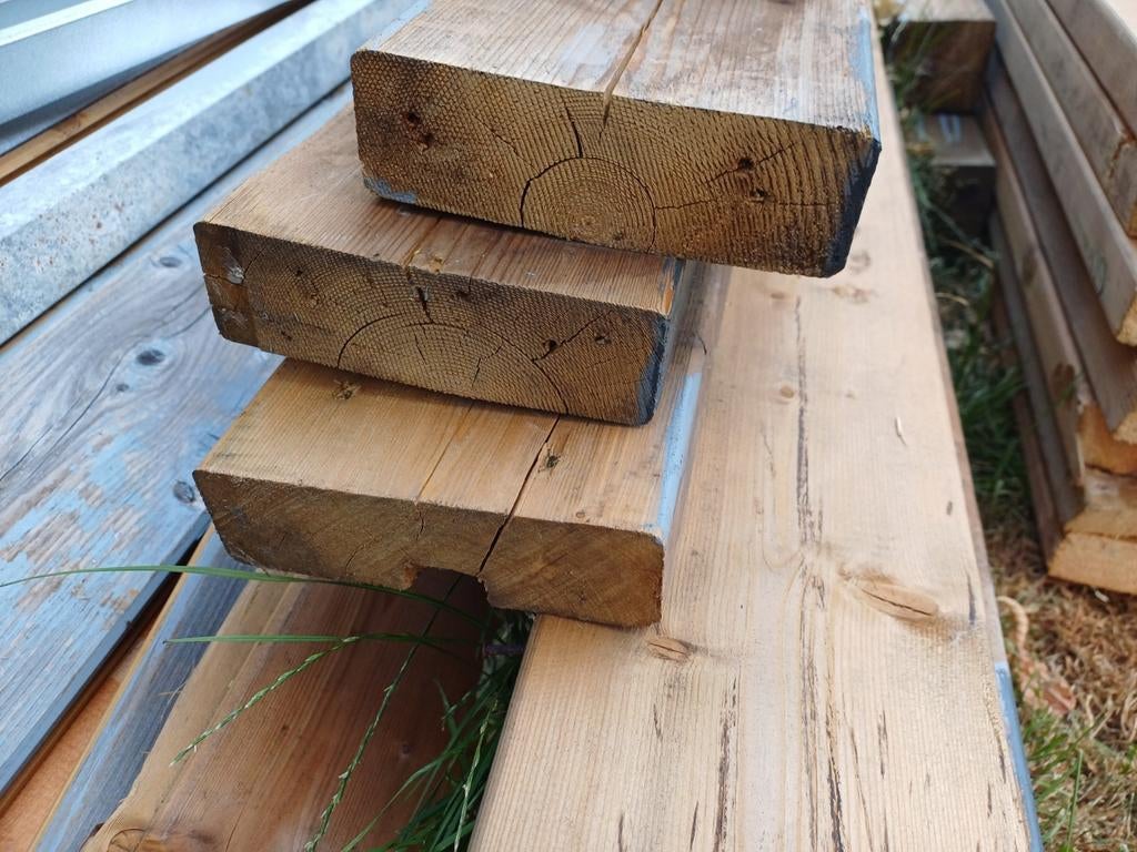 geïmpregneerde balken 7 stuks 2.8m op 35/115, Tuin en Terras, Ophalen of Verzenden, Nieuw, Balken