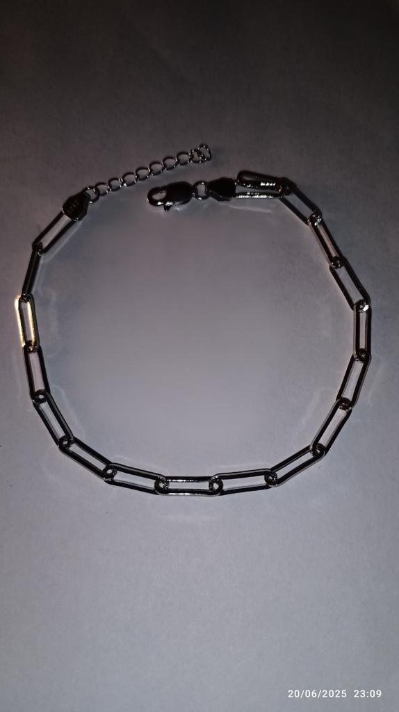 Bracelet moderne en argent sterling 925, Bijoux, Sacs & Beauté, Bracelets, Enlèvement ou Envoi, Neuf, Argent, Argent