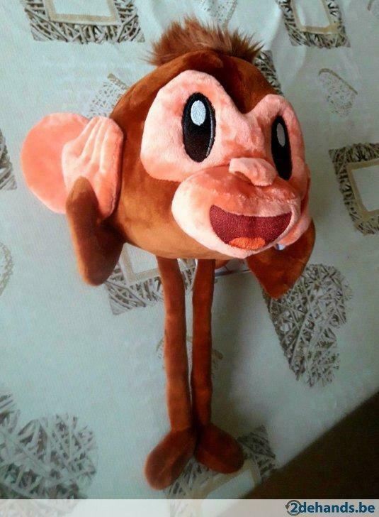 Knuffel/plush Monkey Emoji Movie 30cm origineel en nieuw, Kinderen en Baby's, Speelgoed | Knuffels en Pluche, Ophalen of Verzenden