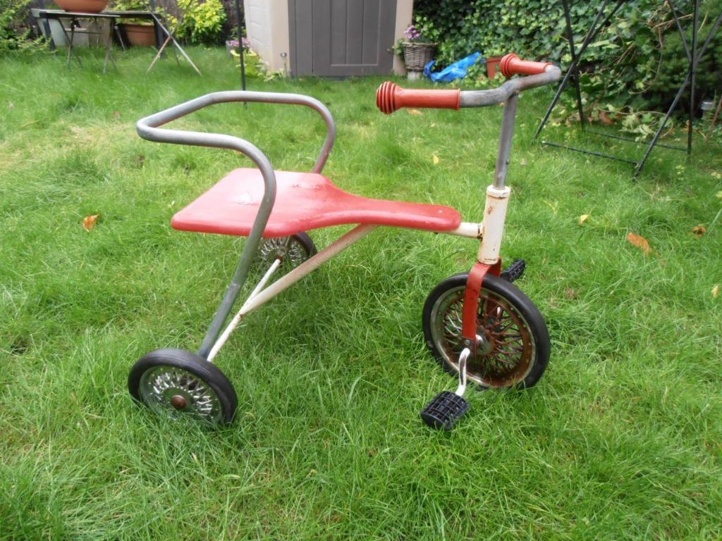 Oude driewieler, Ophalen