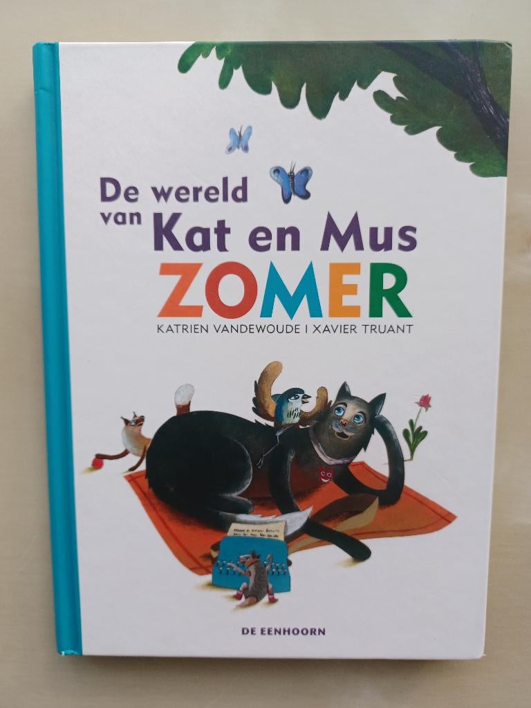 AVI M3 - De wereld van Kat en Mus - De Eenhoorn, Boeken, Ophalen of Verzenden, Gelezen, Katrien Vandewoude, Fictie algemeen