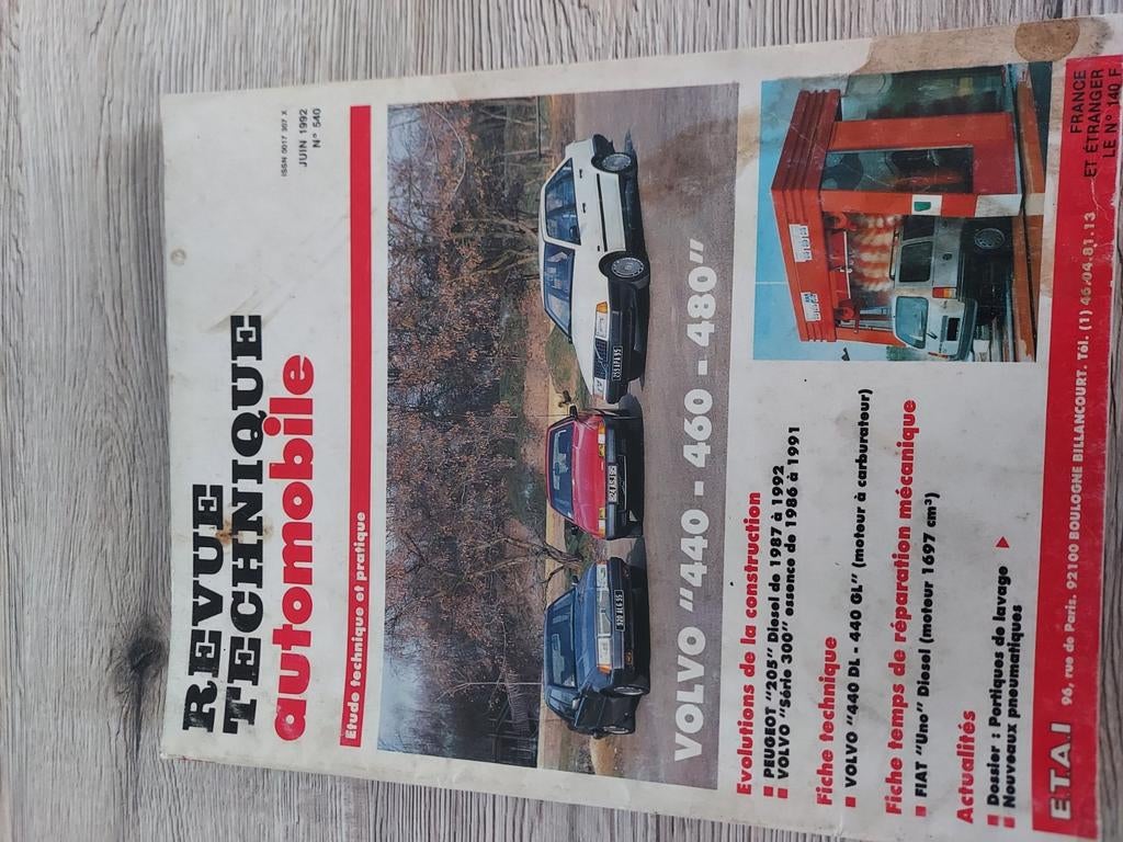 Volvo 440 460 480 livre technique, Boeken, Auto's | Boeken, Ophalen of Verzenden, Zo goed als nieuw, Volvo
