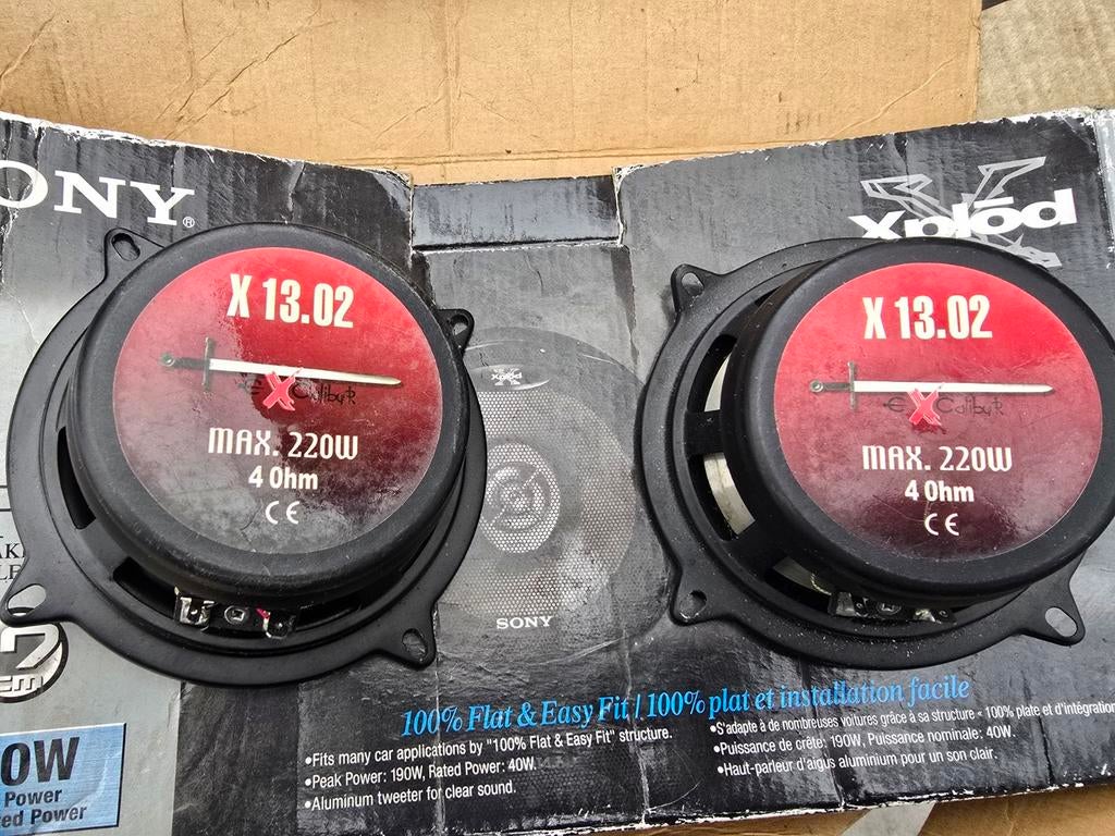 Excalibur x 13.02 220watt spreakers, Auto diversen, Autospeakers, Ophalen
