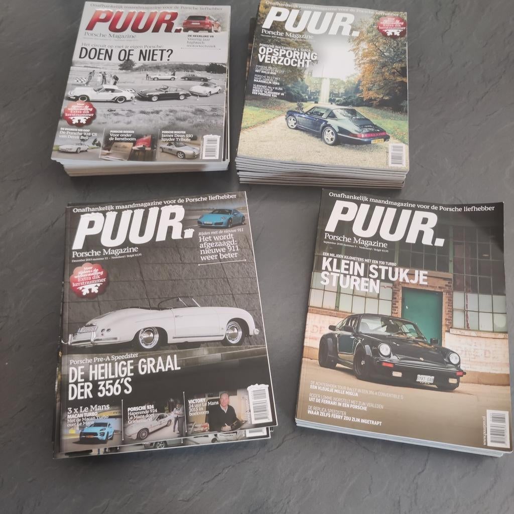 Tijdschrift porsche scene en Porsche puur (60stuks), Livres, Autos | Livres, Enlèvement, Comme neuf, Porsche