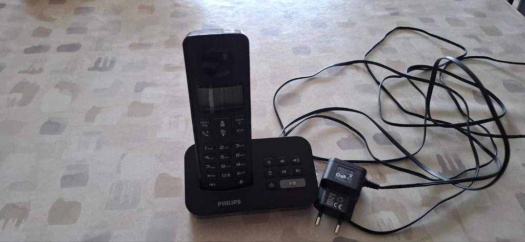 Vaste telefoon zwart, Ophalen, Zo goed als nieuw, Bakeliet
