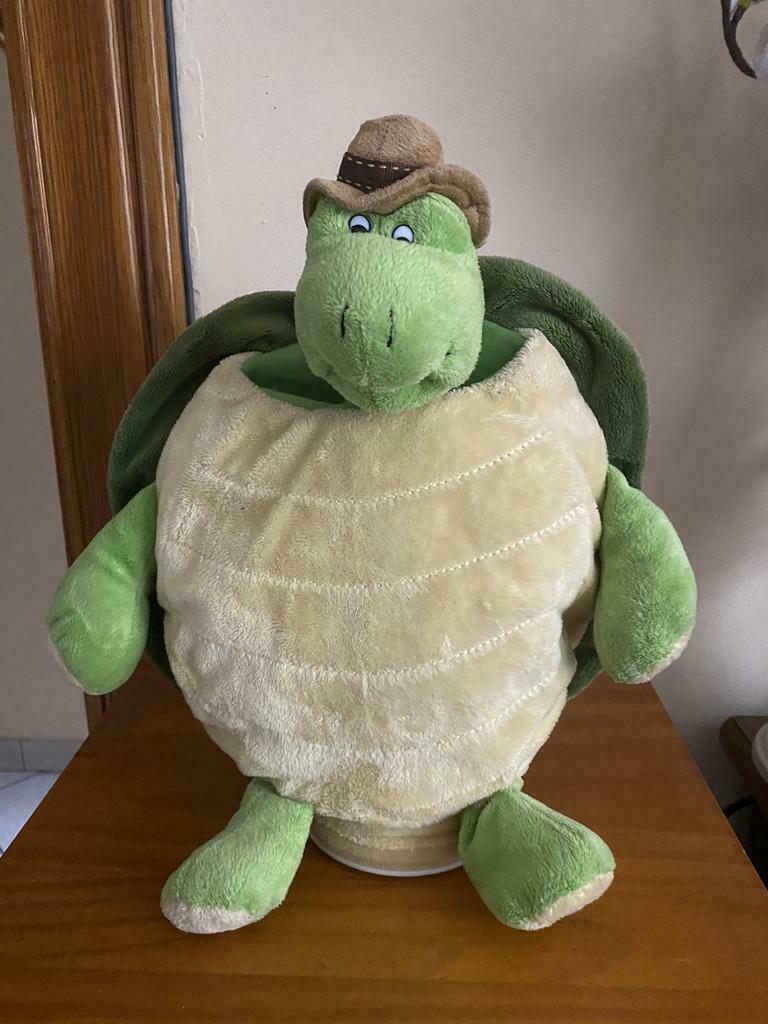 Peluche tortue roule tourne et fait de la musique, Utilisé