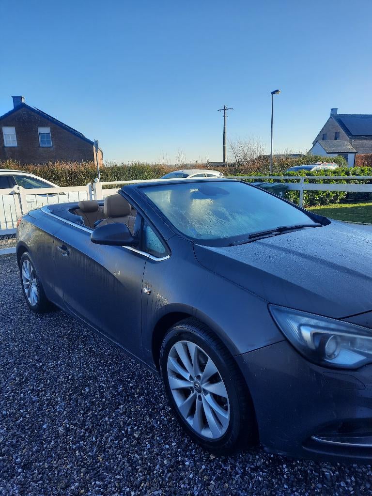 Opel cascada cabriolet gris foncé 2016  175000km, Cuir, Argent ou Gris, Achat, Cruise Control