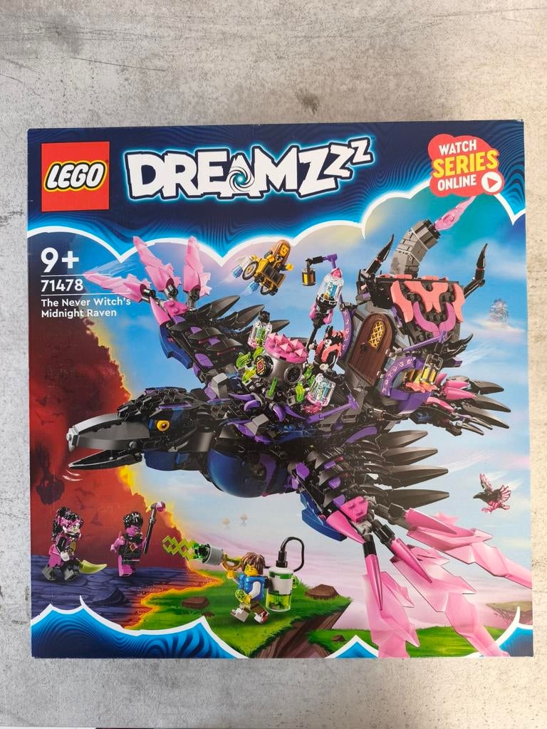 Lego Dreamzzz 71478 : Le corbeau de minuit de la sorcière de, Enlèvement ou Envoi, Neuf, Ensemble complet, Lego