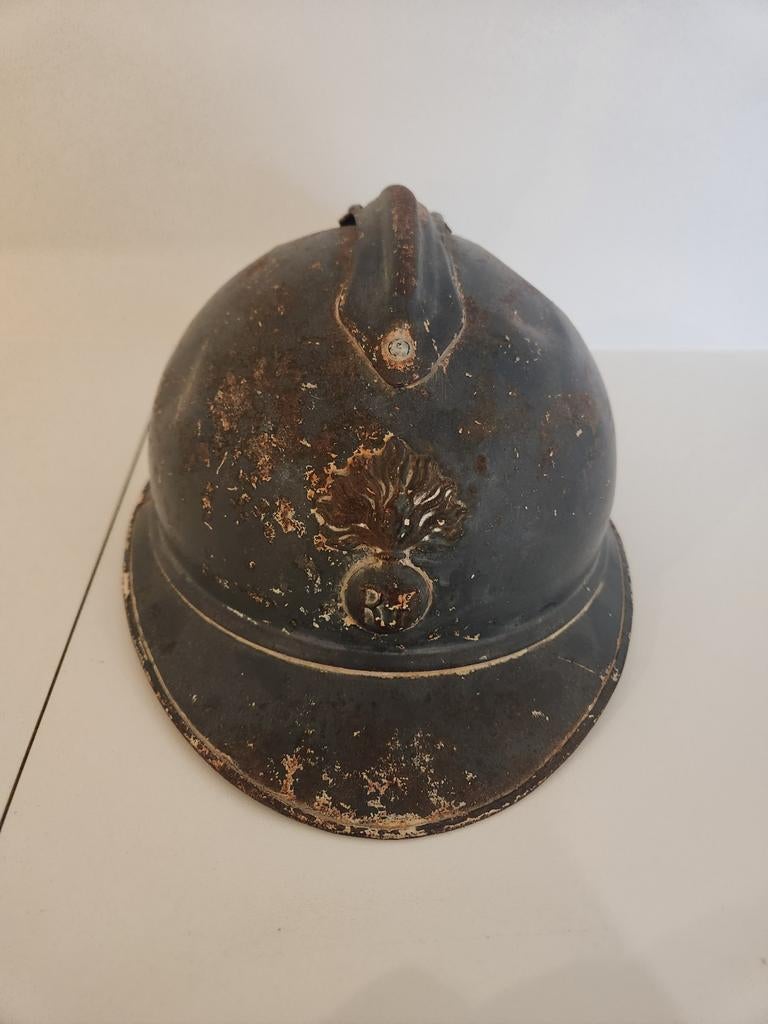 Franse helm wo1, Ophalen
