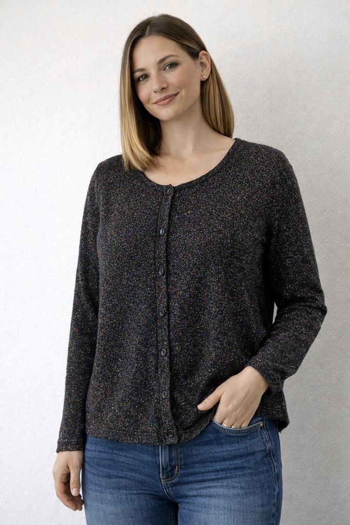 Glitter gilet / vestje van Bel & Bo – maat XL, Enlèvement ou Envoi, Comme neuf, Taille 46/48 (XL) ou plus grande, Noir