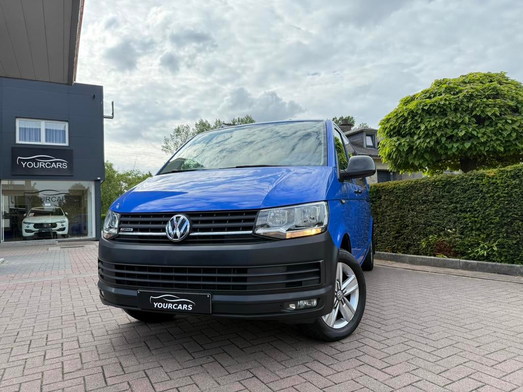 VW T6 Caravelle 2.0 TDi 4 Motion Highline DSG 9 ZIT, Automaat, Monovolume, 4 cilinders, Blauw