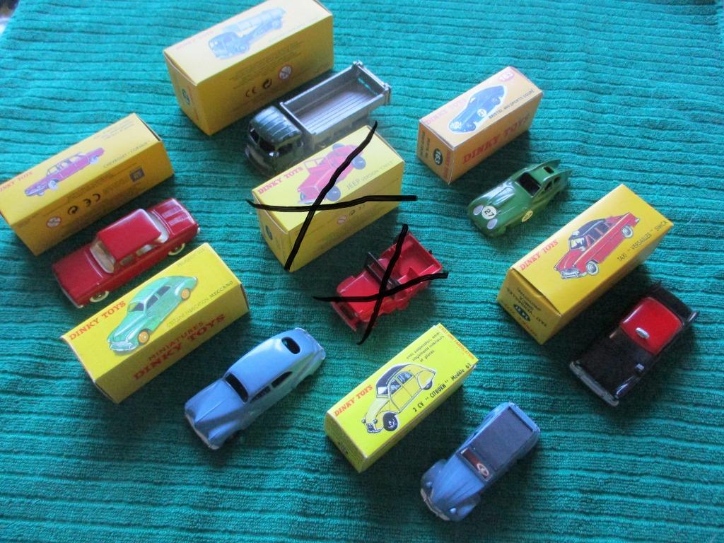 Dinky Toys originales restaurées x 6, Ophalen of Verzenden, Gebruikt, Auto, Dinky Toys