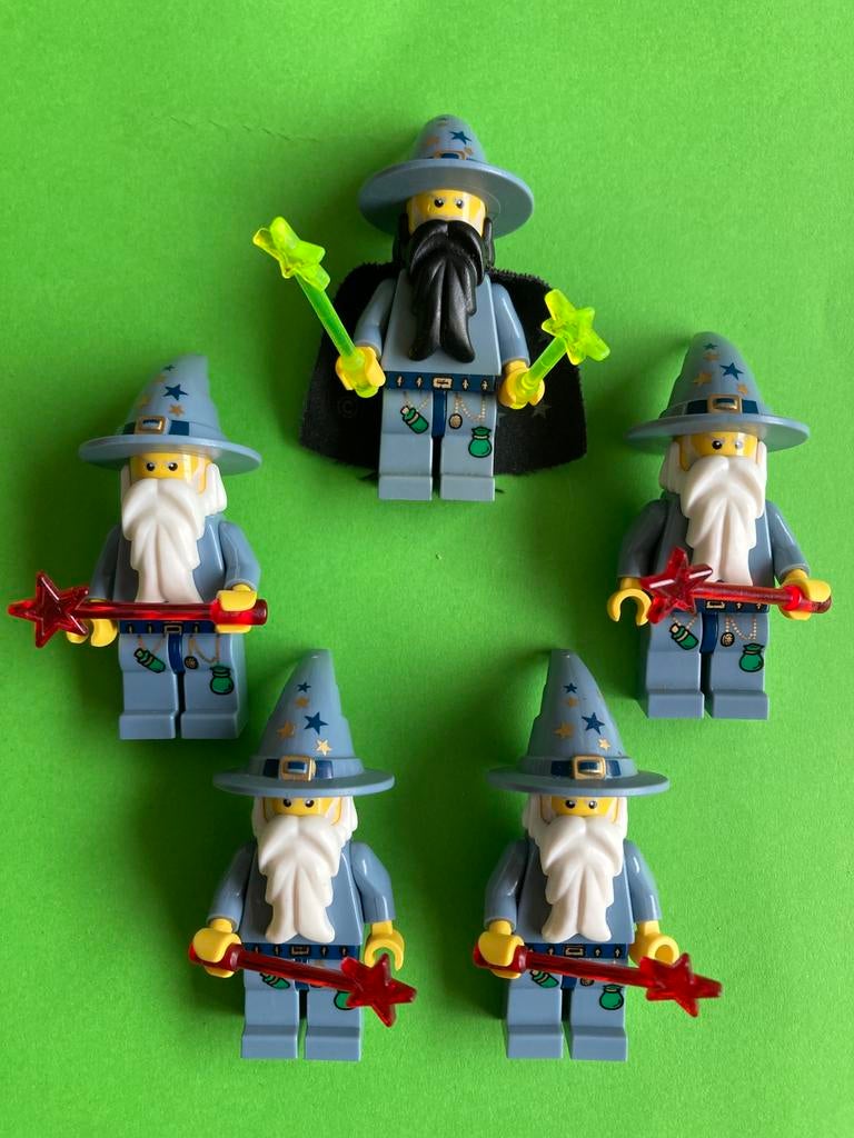 Minifigurines Lego Wizard (5x), Envoi, Comme neuf, Briques en vrac, Lego