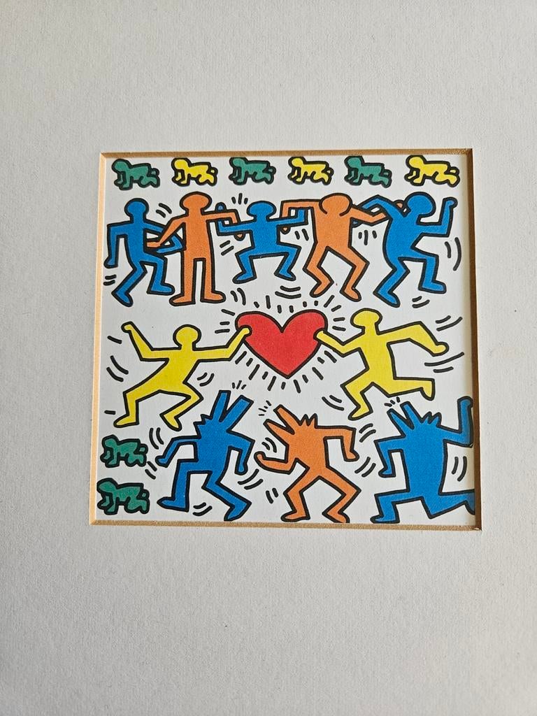 2 zeefdrukjes Keith Haring, Ophalen of Verzenden