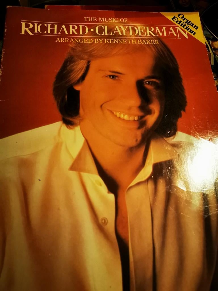 RICHARD CLAYDERMAN organ version, Muziek en Instrumenten, Bladmuziek, Gebruikt, Orgel, Klassiek, Ophalen of Verzenden