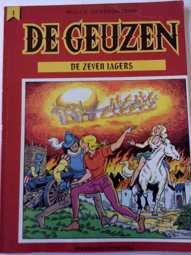 DE GEUZEN. Strip nr. 1. De zeven jagers., Boeken, Stripverhalen, Gelezen, Eén stripboek, Ophalen of Verzenden