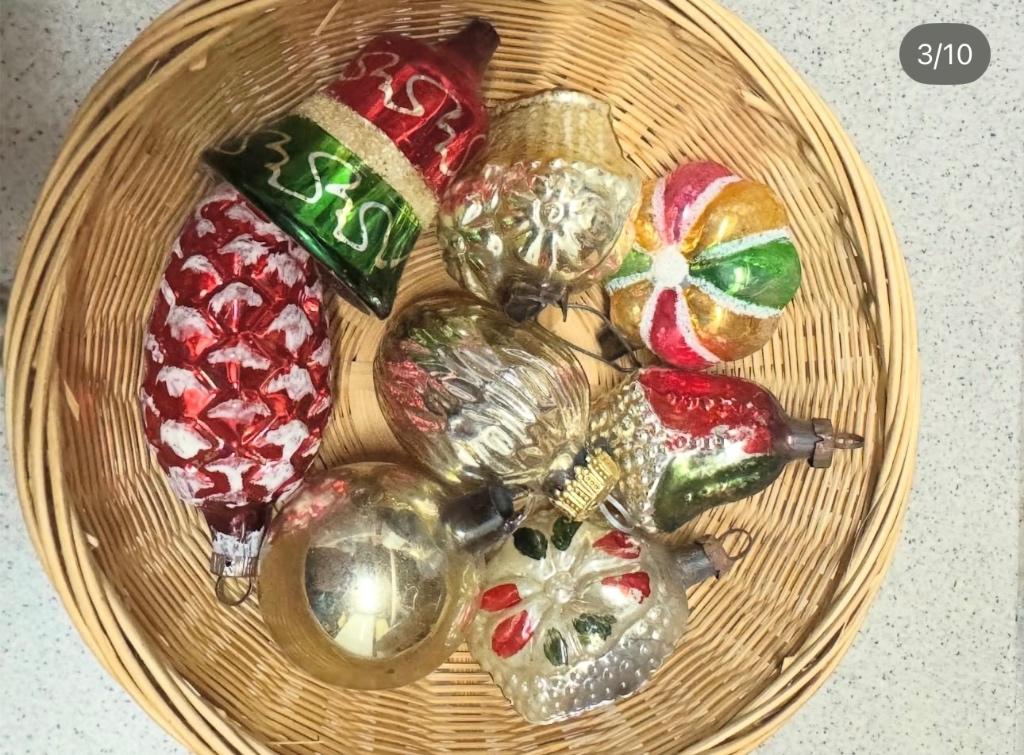 Boules de Noël anciennes, prix unitaire, Enlèvement ou Envoi