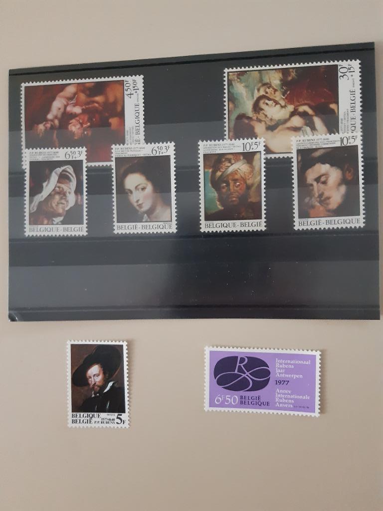 Série de timbres Rubens, Enlèvement ou Envoi, Non oblitéré