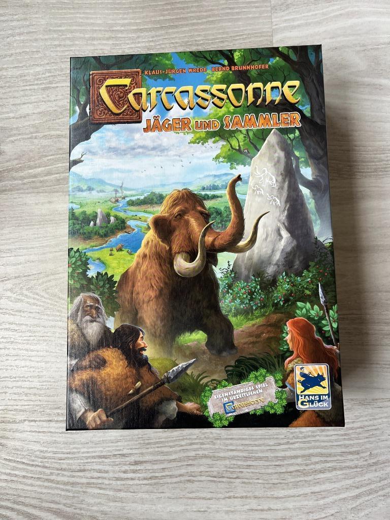 Chasseurs et cueilleurs de Carcassonne, Trois ou quatre joueurs, Enlèvement ou Envoi, Neuf, Asmodee