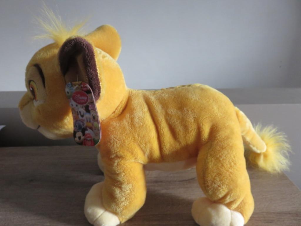 Knuffel: the lion king - simba - leeuwenkoning - pluche, Ophalen of Verzenden, Leeuwenkoning of Jungle Boek, Nieuw, Knuffel