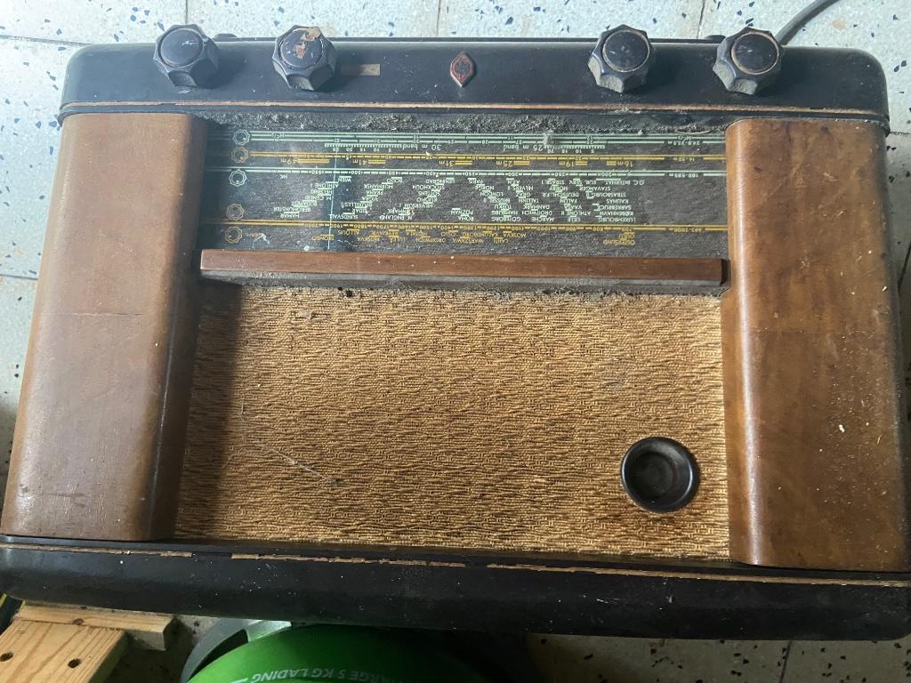 Oude radio, Ophalen, Gebruikt, Radio