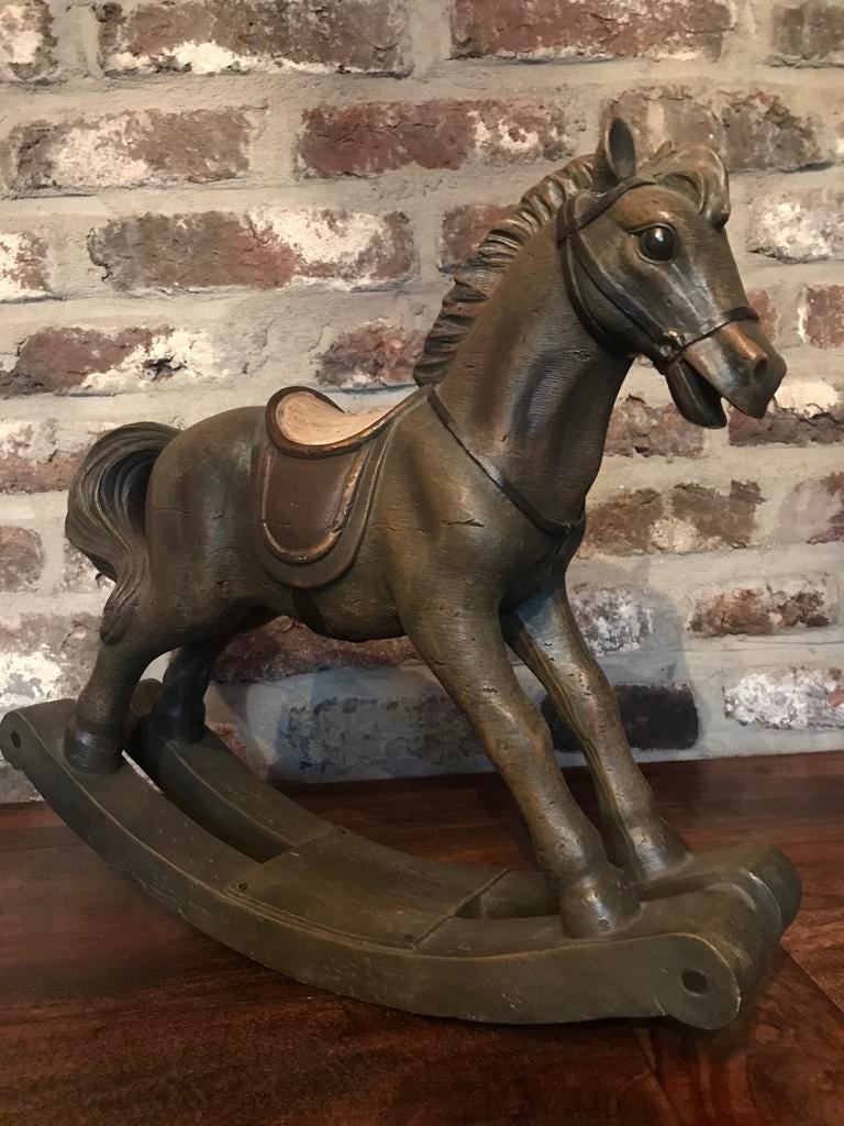 Vintage hobbelpaard uit Frankrijk, Antiek en Kunst, Ophalen of Verzenden