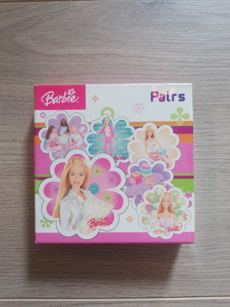 Spel - Barbie Pairs, Mattel, Ophalen of Verzenden, Zo goed als nieuw, Drie of vier spelers