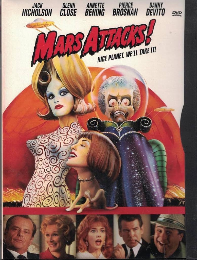 MARS ATTACKS (1996), Envoi, Utilisé