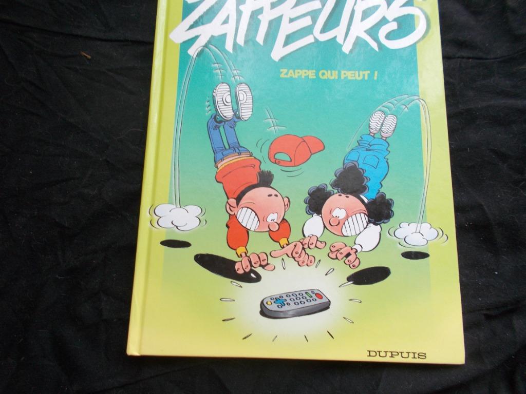 Les Zappeurs  (8 Albums encore disponibles dont 7 en EO), Plusieurs BD, Enlèvement, Comme neuf