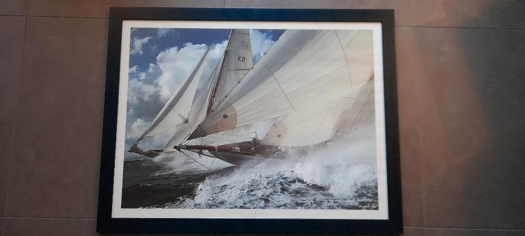 Foto met zeilboot, Diversen, Ophalen, Zo goed als nieuw