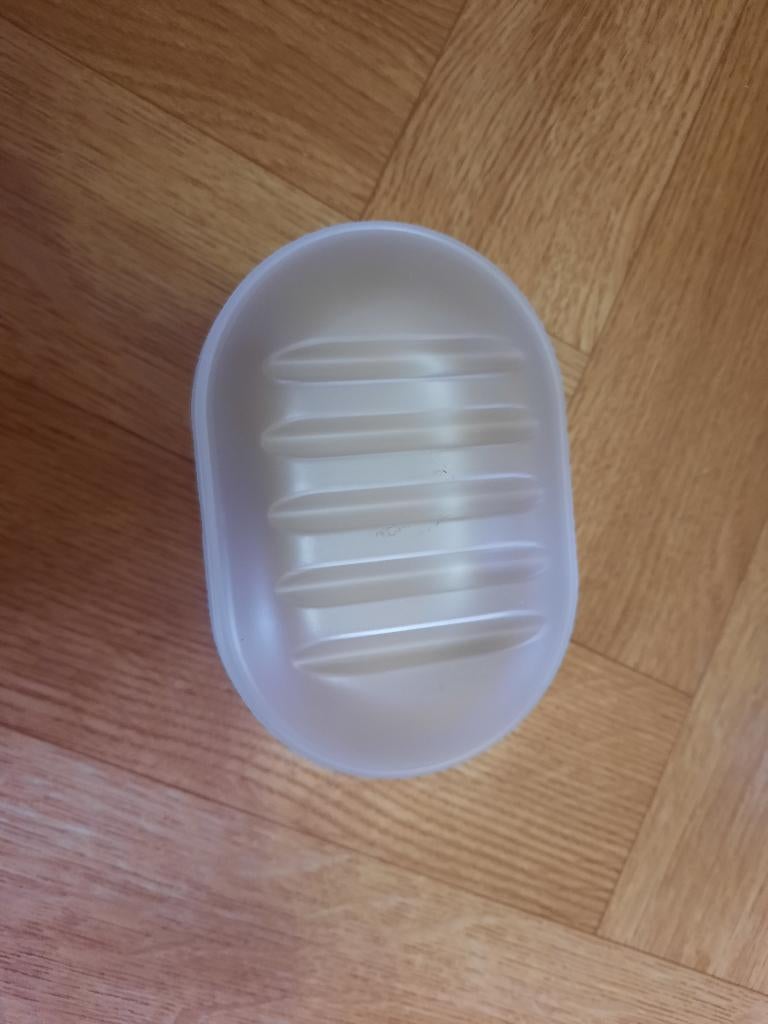 nieuw wit zeepbakje in pvc, Enlèvement ou Envoi, Neuf, Blanc