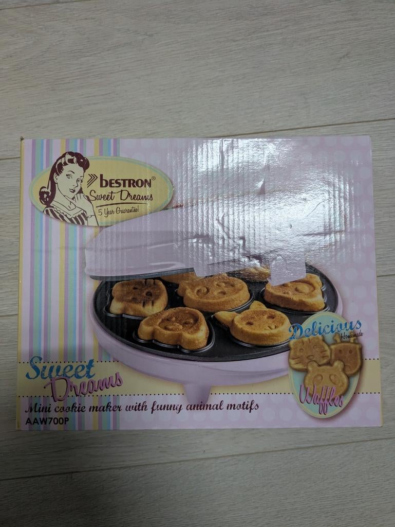 Bestron mini cookie maker nieuw!, Envoi, Neuf
